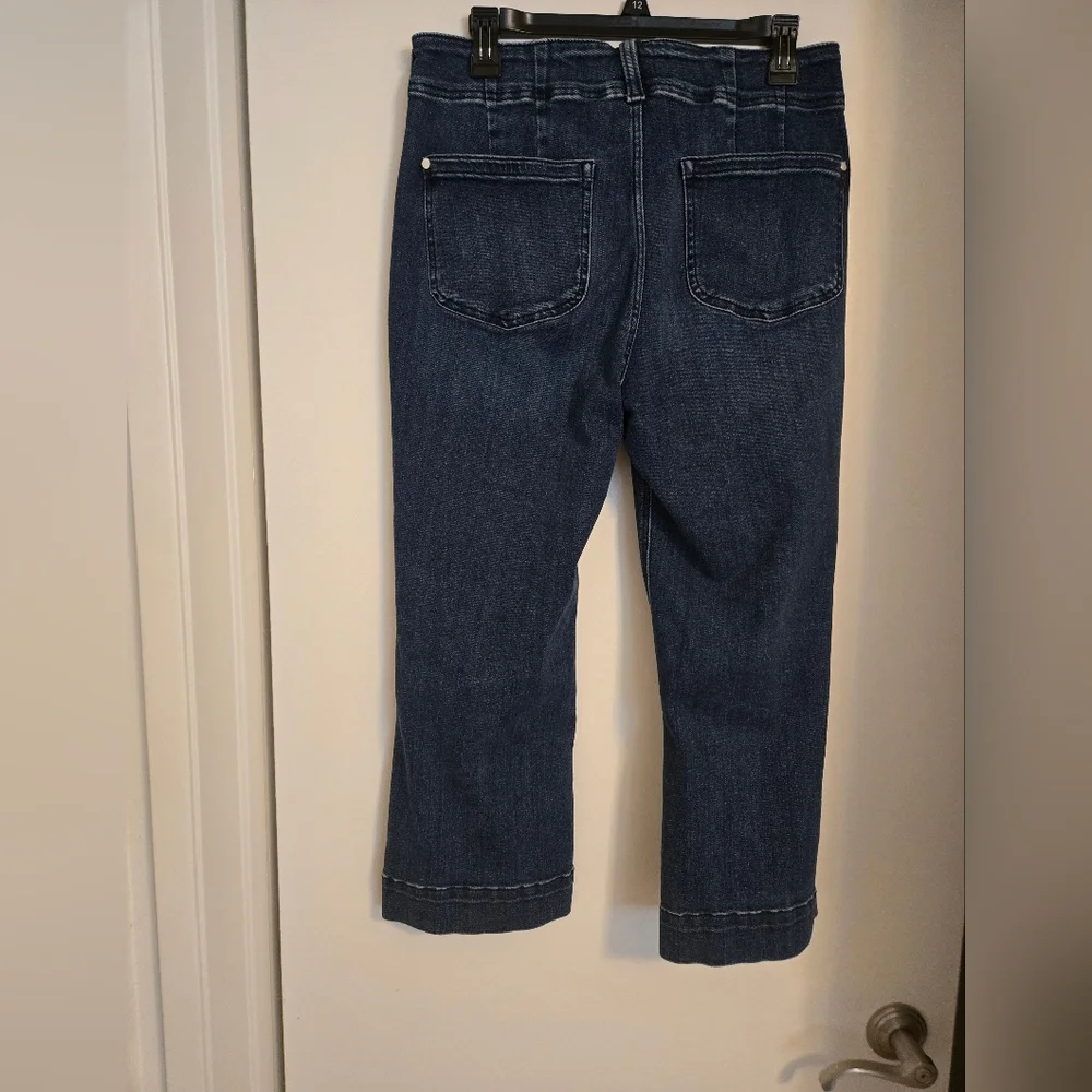 Pilcro - Anthropologie 70's High-rise Slim Cropped Jeans - Picture 6 of 9